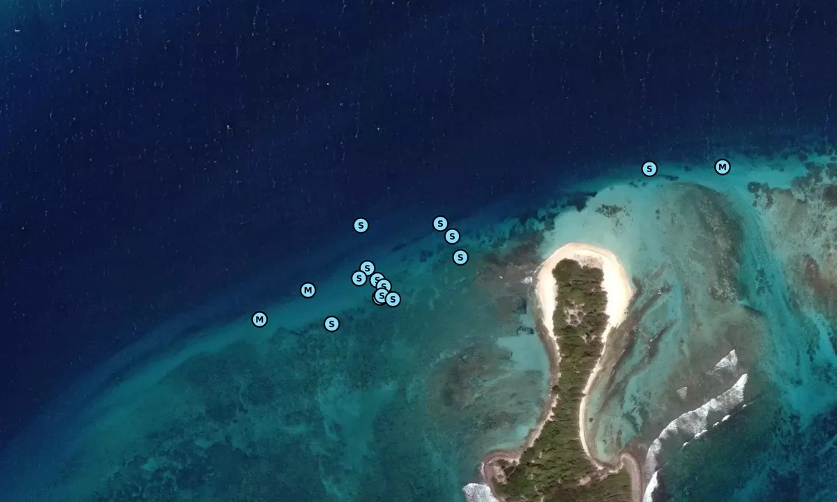 Satelite image of White island