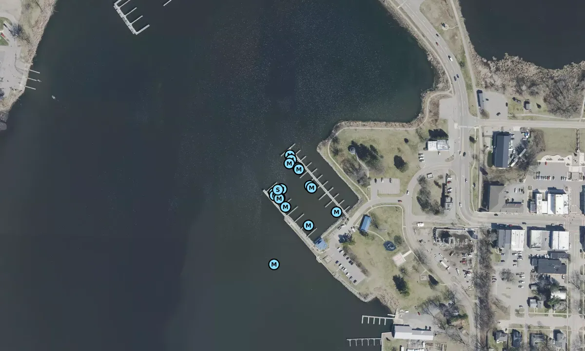 Satelite image of White Lake Municipal Marina