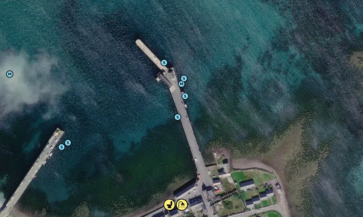 Satelite image of Whitehall, Stronsay