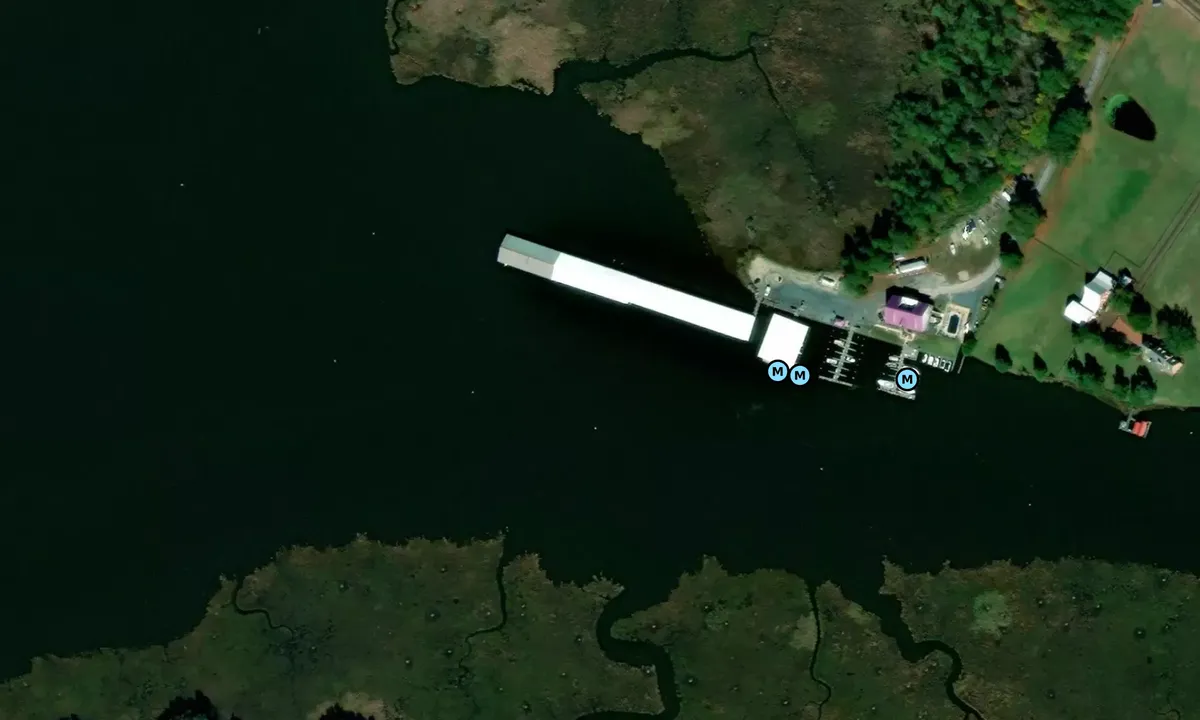 Satelite image of Wicomico Creek