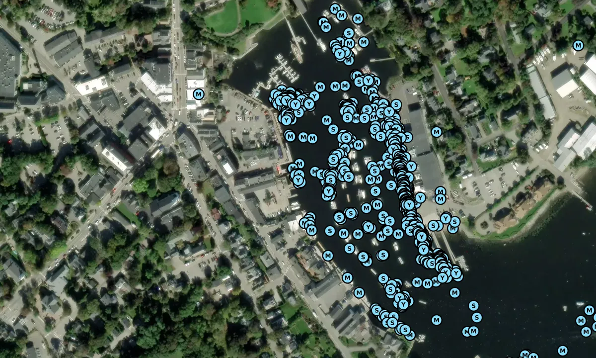 Satelite image of Willey Wharf