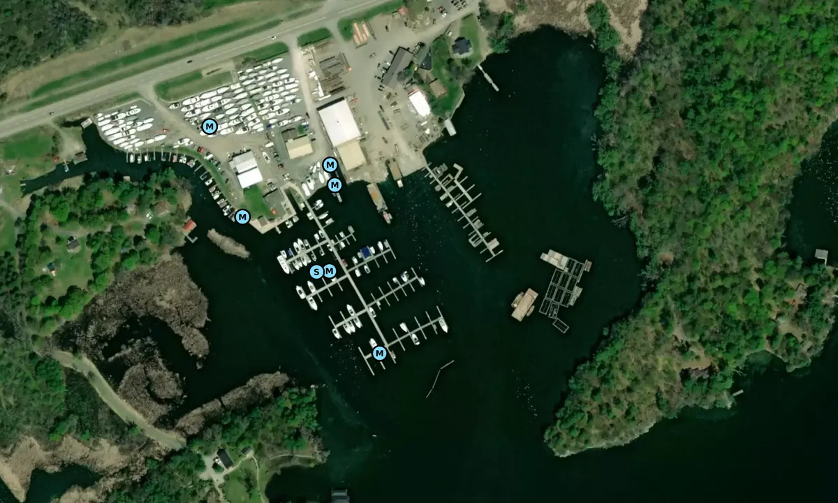 Satelite image of Williams Marine