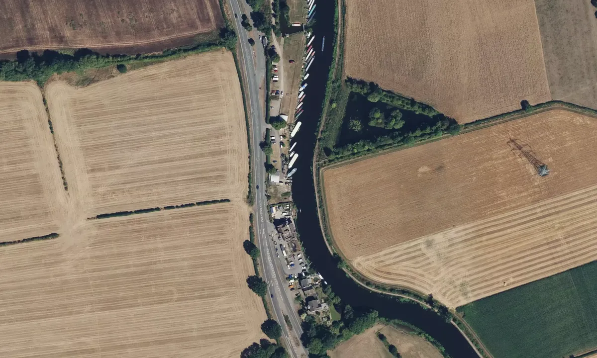 Satelite image of Willow Moorings