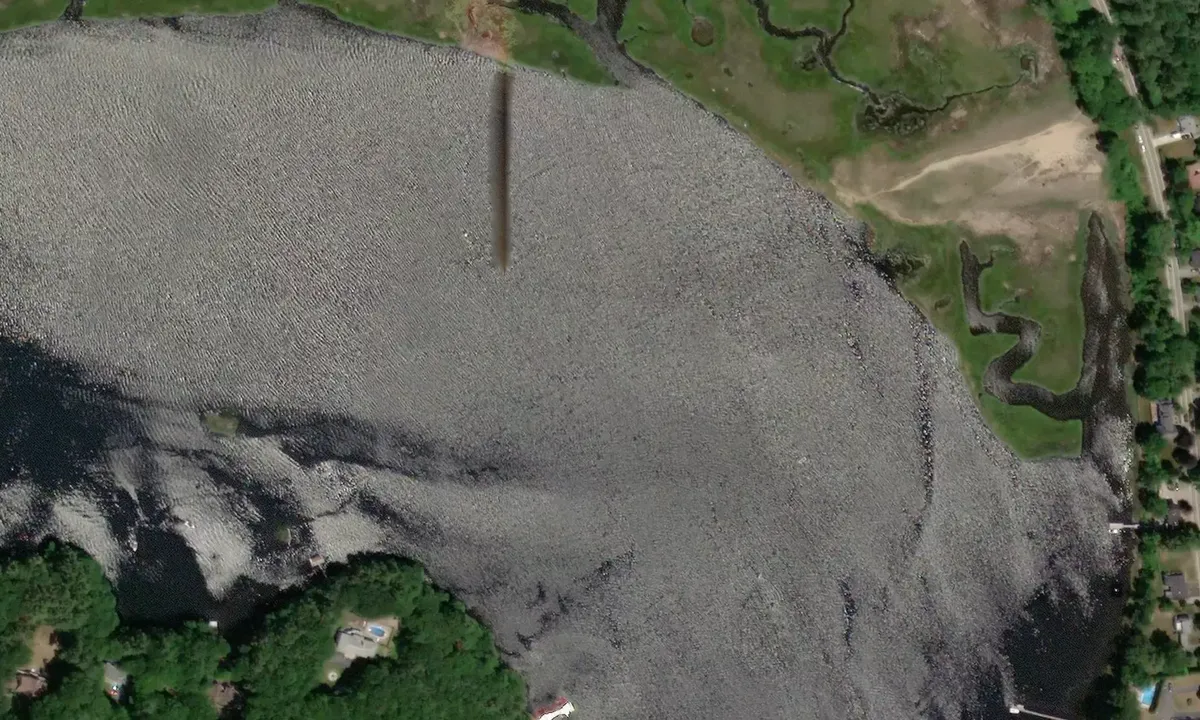 Satelite image of Windy Point