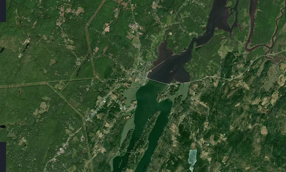 Flyfoto av Wiscasset
