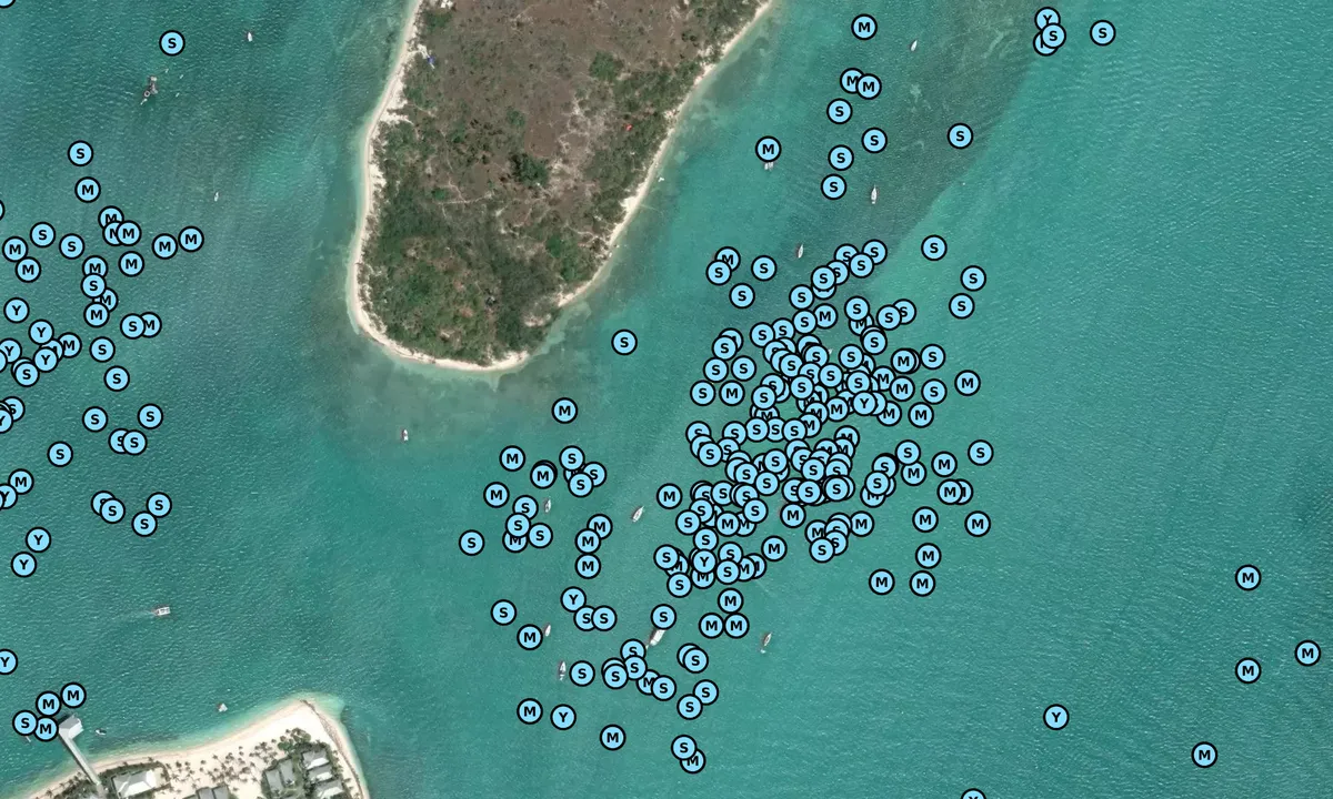 Satelite image of Wisteria Island, SE