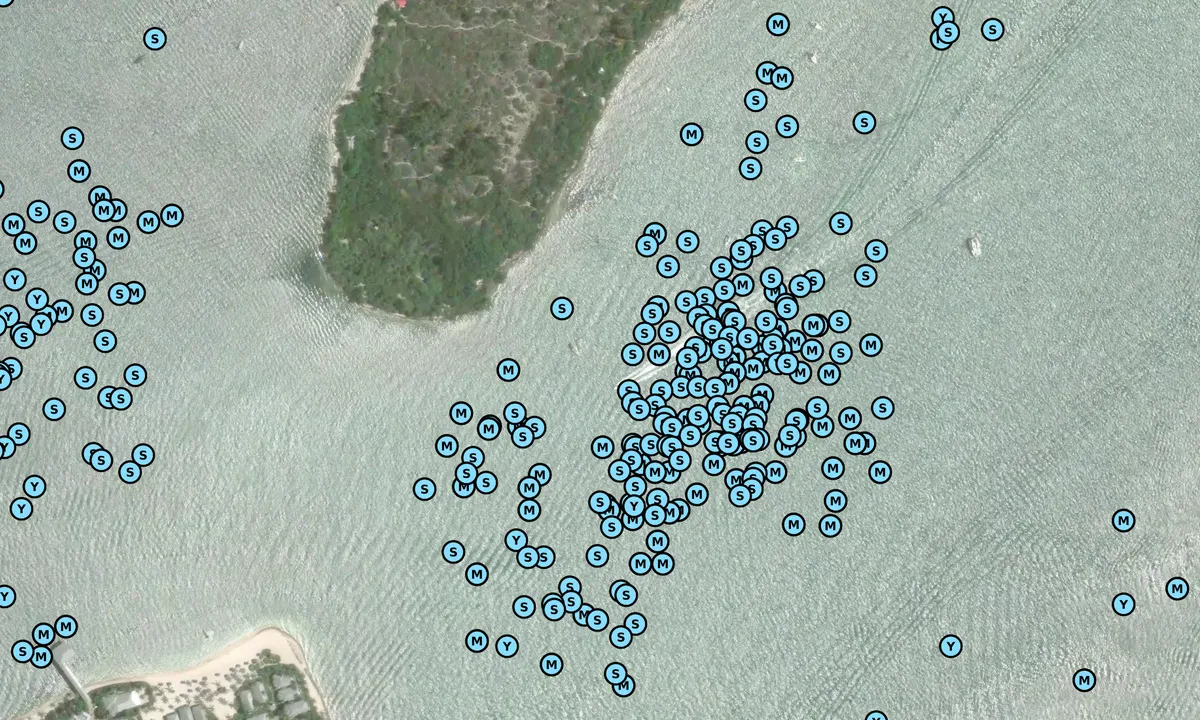 Satelite image of Wisteria Island, SE