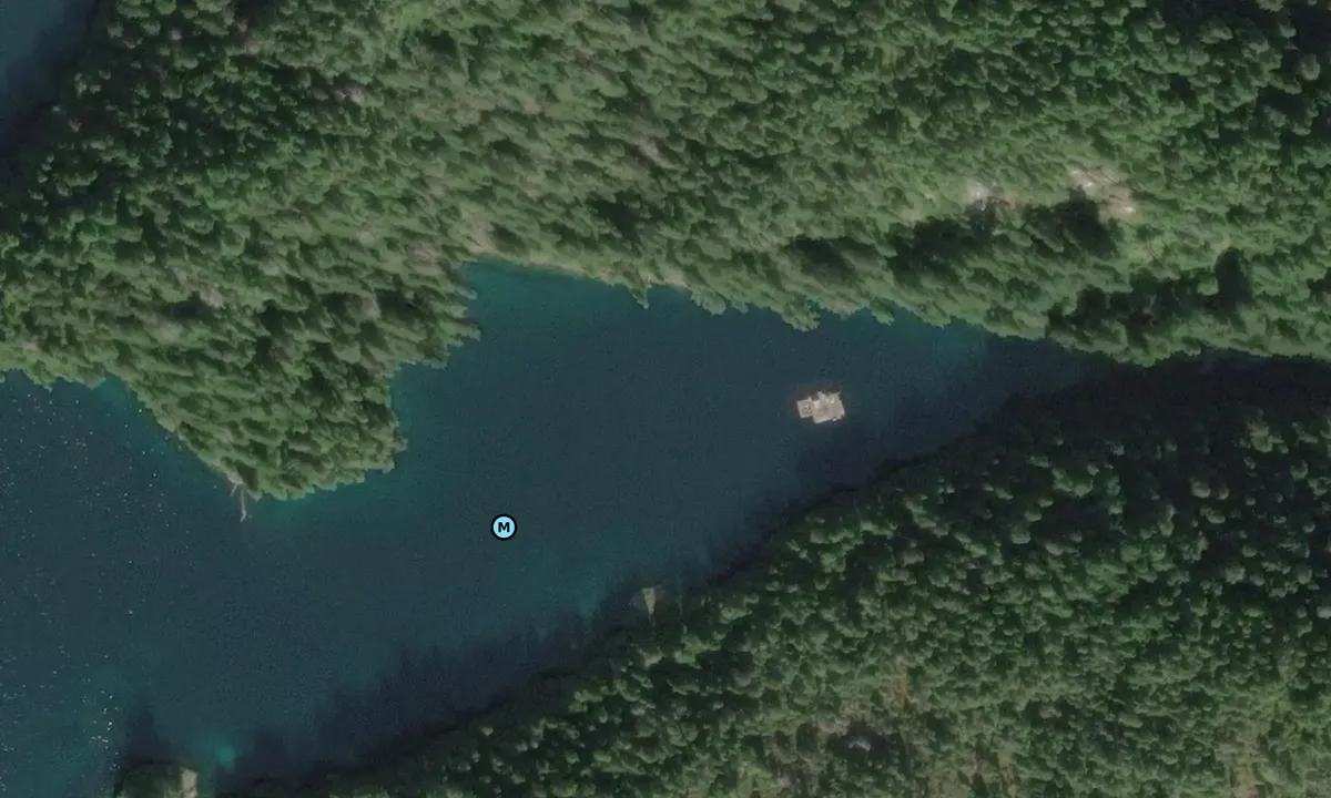 Satelite image of Wooded Cove