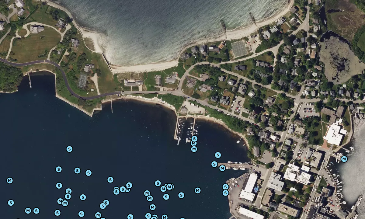 Satelite image of Woods Hole Yacht Club - Falmouth