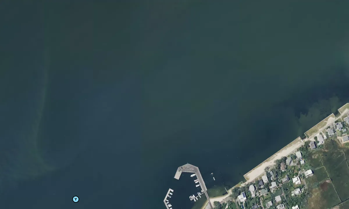 Satelite image of wrecks/pontoon