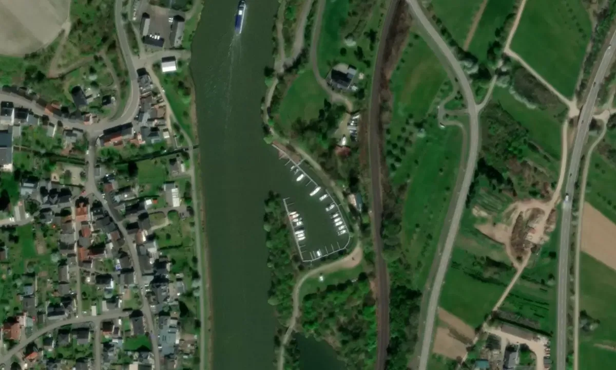 Satelite image of WSC Saarburg
