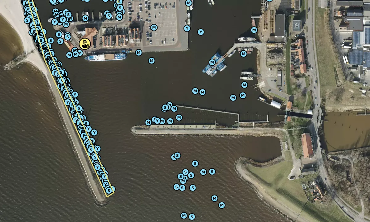 Satelite image of WSV de Zuiderzee