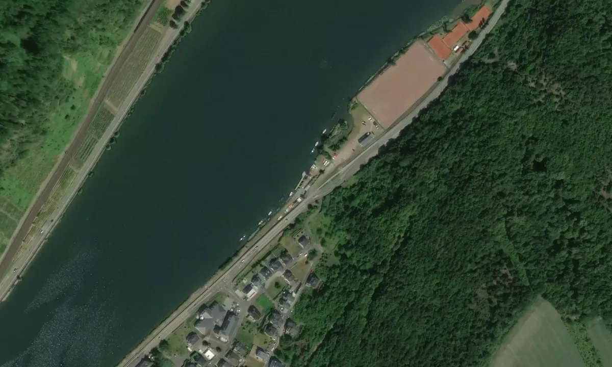 Flyfoto av WSV Oberfell eV