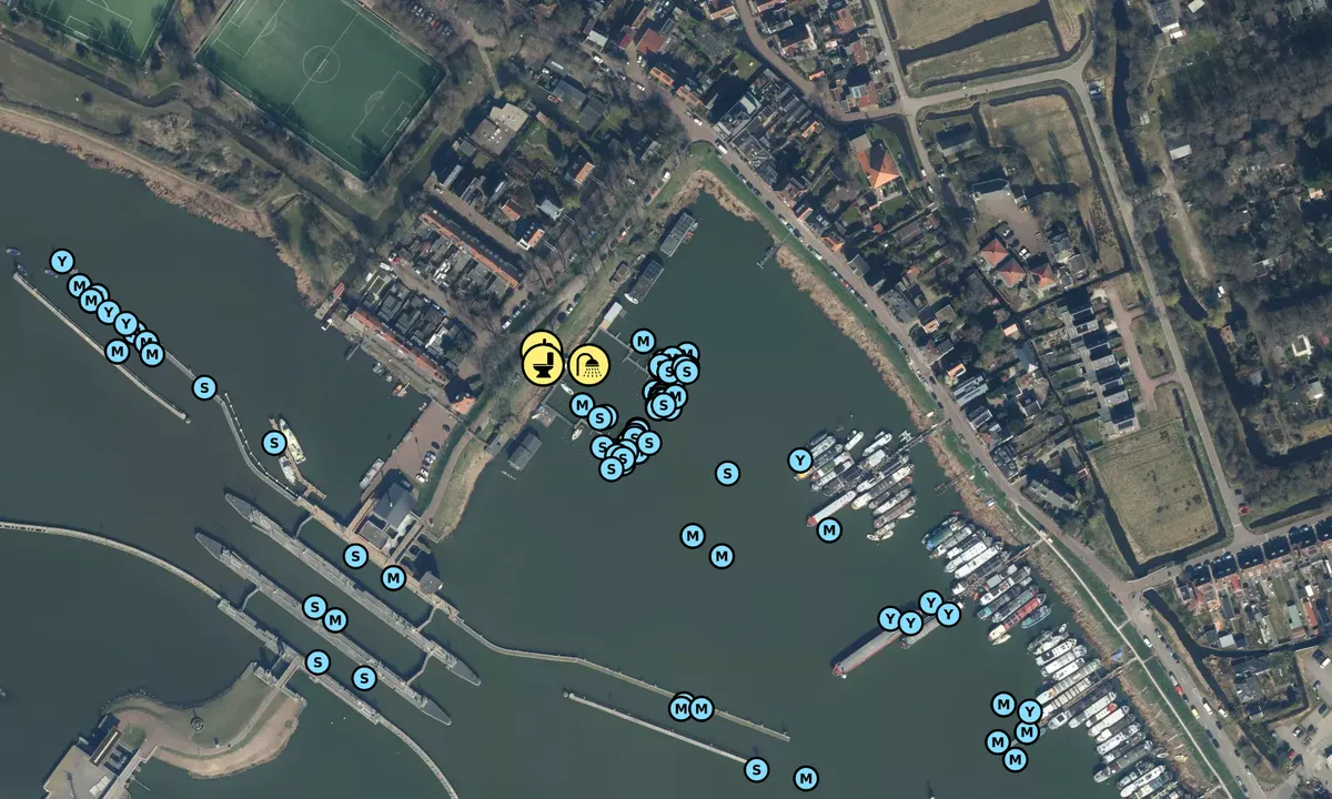 Satelite image of WV Zuiderzee Marina