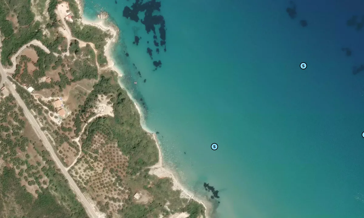 Satelite image of Xigia Sulfur Anchorage