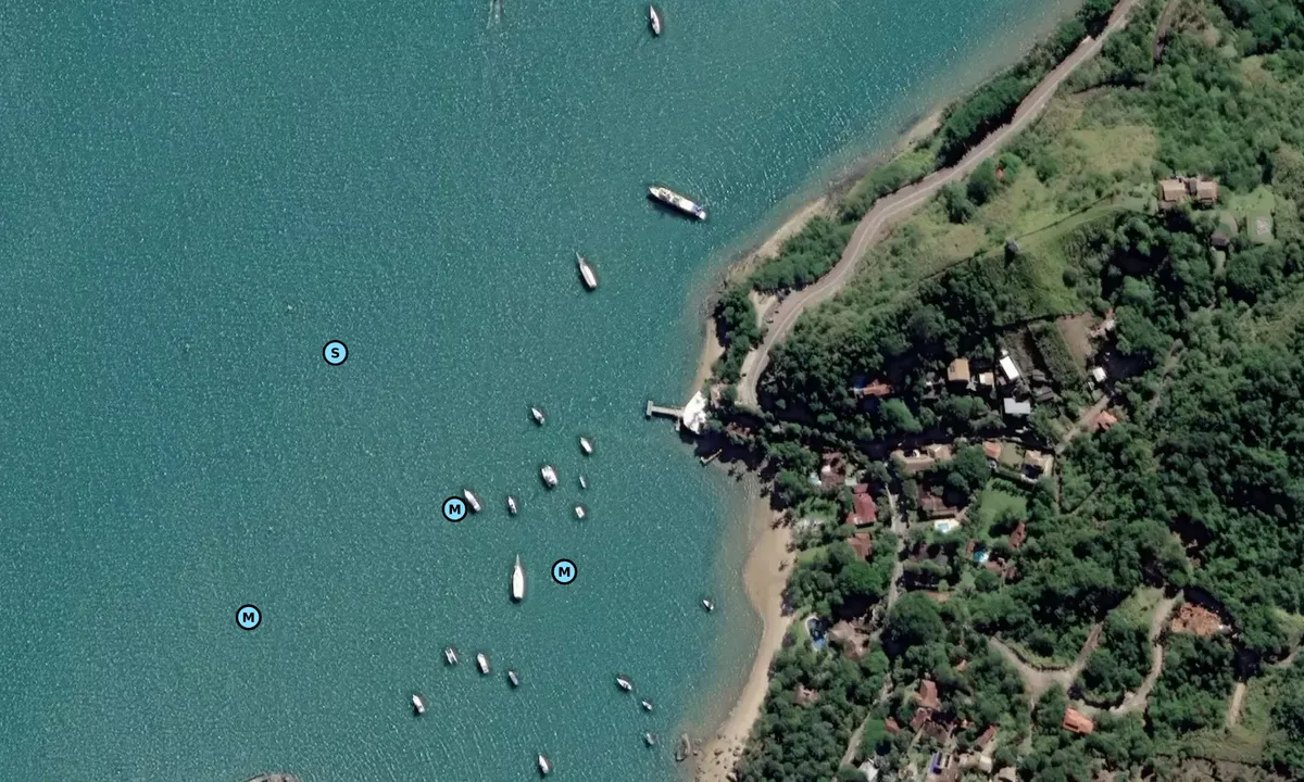 Satelite image of Yacht Club de Ilhabela