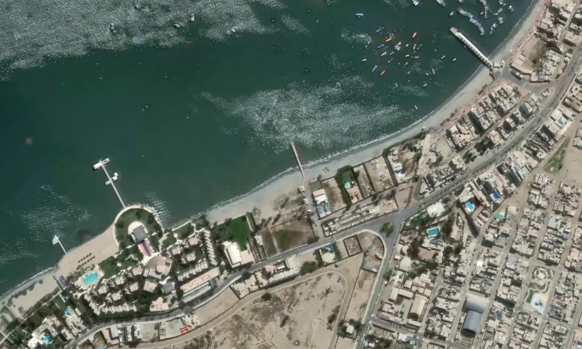 Satelite image of Yacht Club Peruano - Sede Paracas