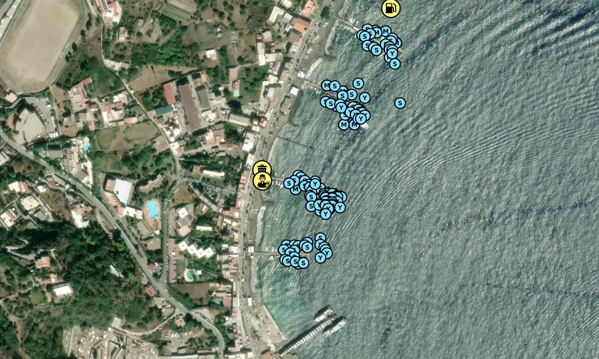 Satelite image of Yacht Harbour Lipari 1
