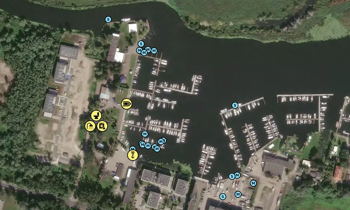 Satelite image of Yacht Klub Polski Stettin