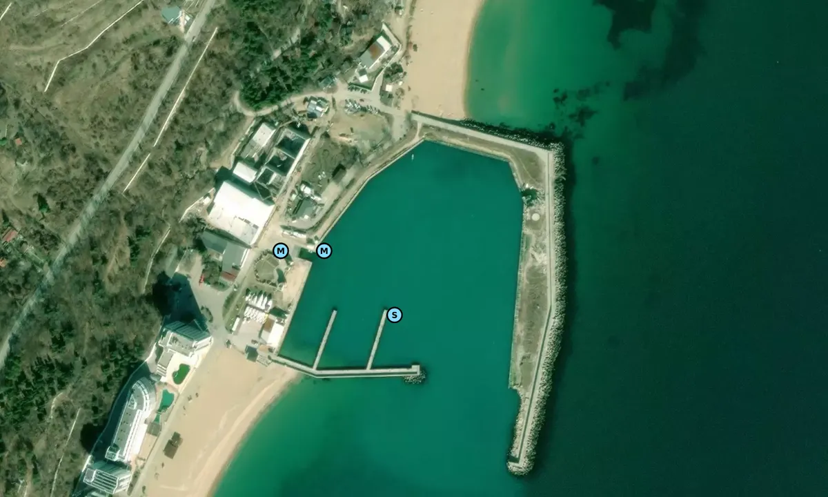 Satelite image of Yacht Port Golden Sands - Varna