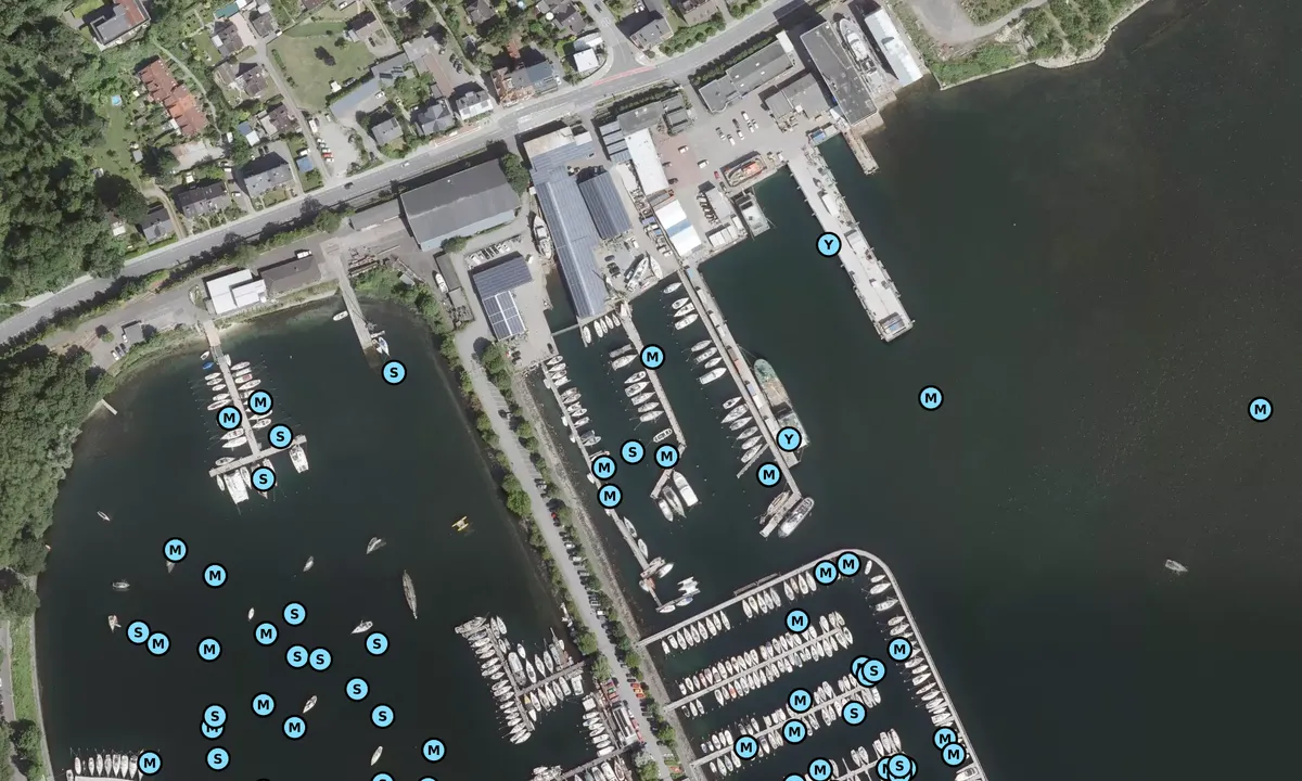 Satelite image of Yacht-und Bootswerft Marina Rathje