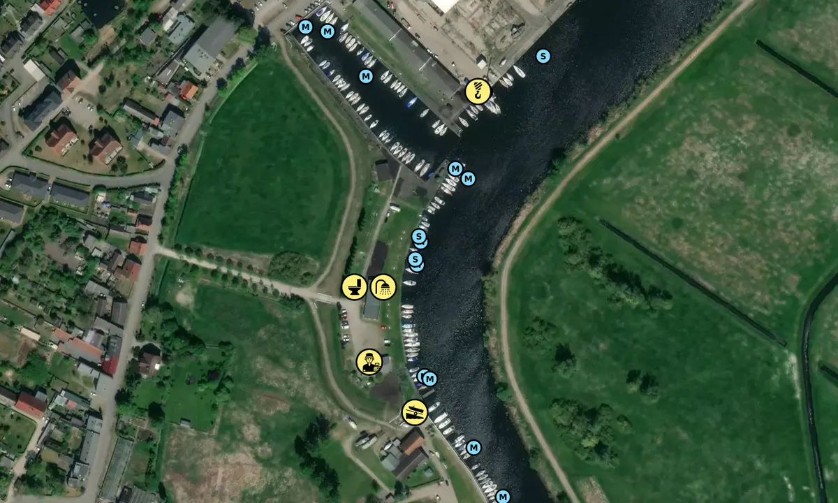 Satelite image of Yachtclub Ueckermünde