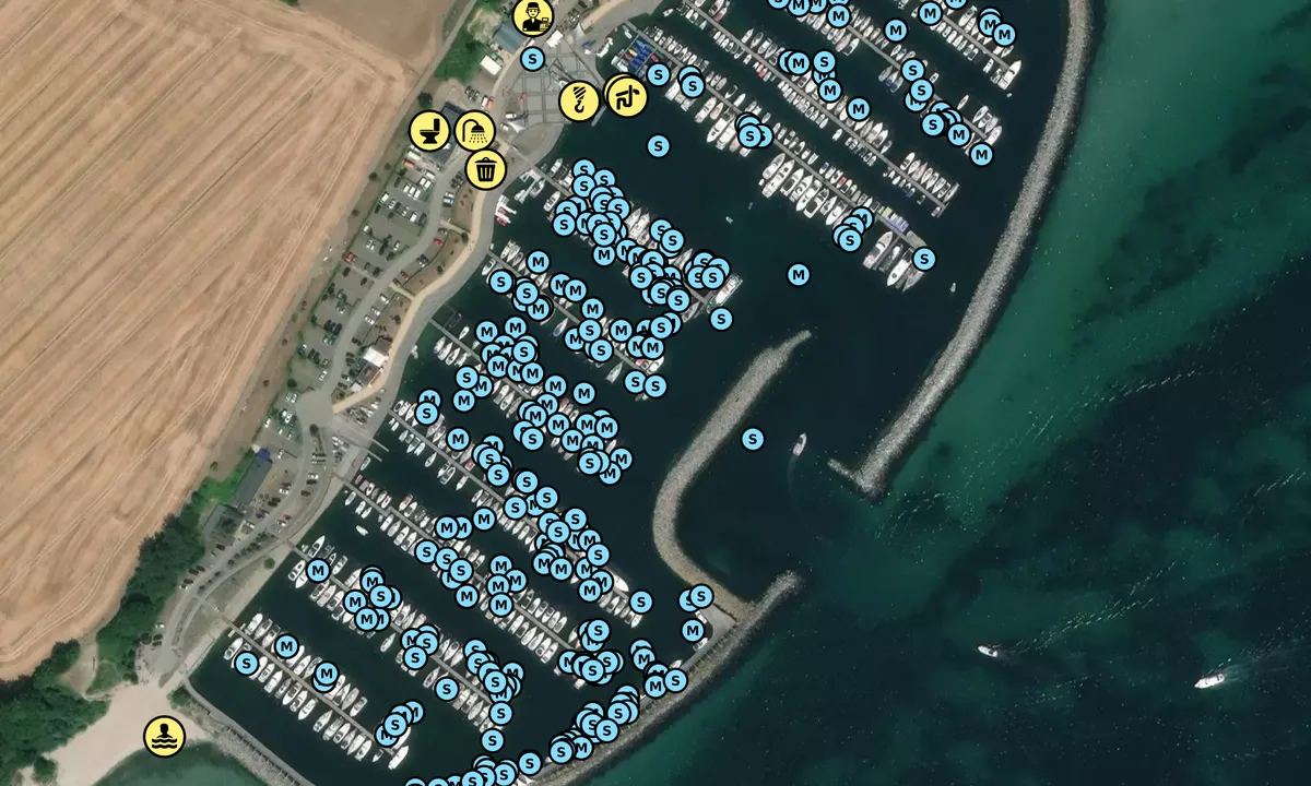 Satelite image of Yachthafen Gromitzer