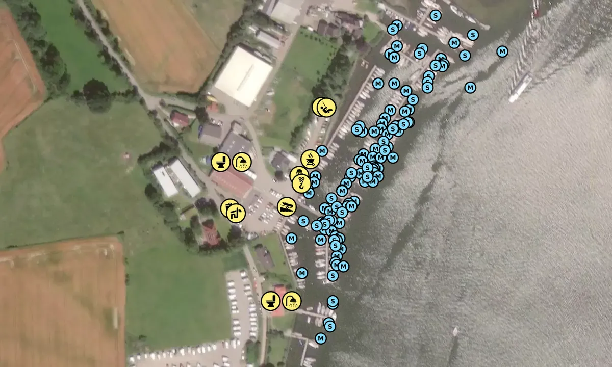 Satelite image of Yachthafen Henningsen