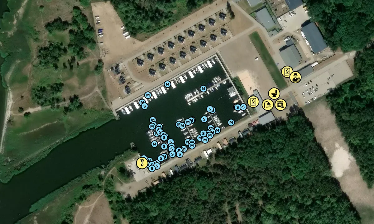 Satelite image of Yachthafen Peenemünde