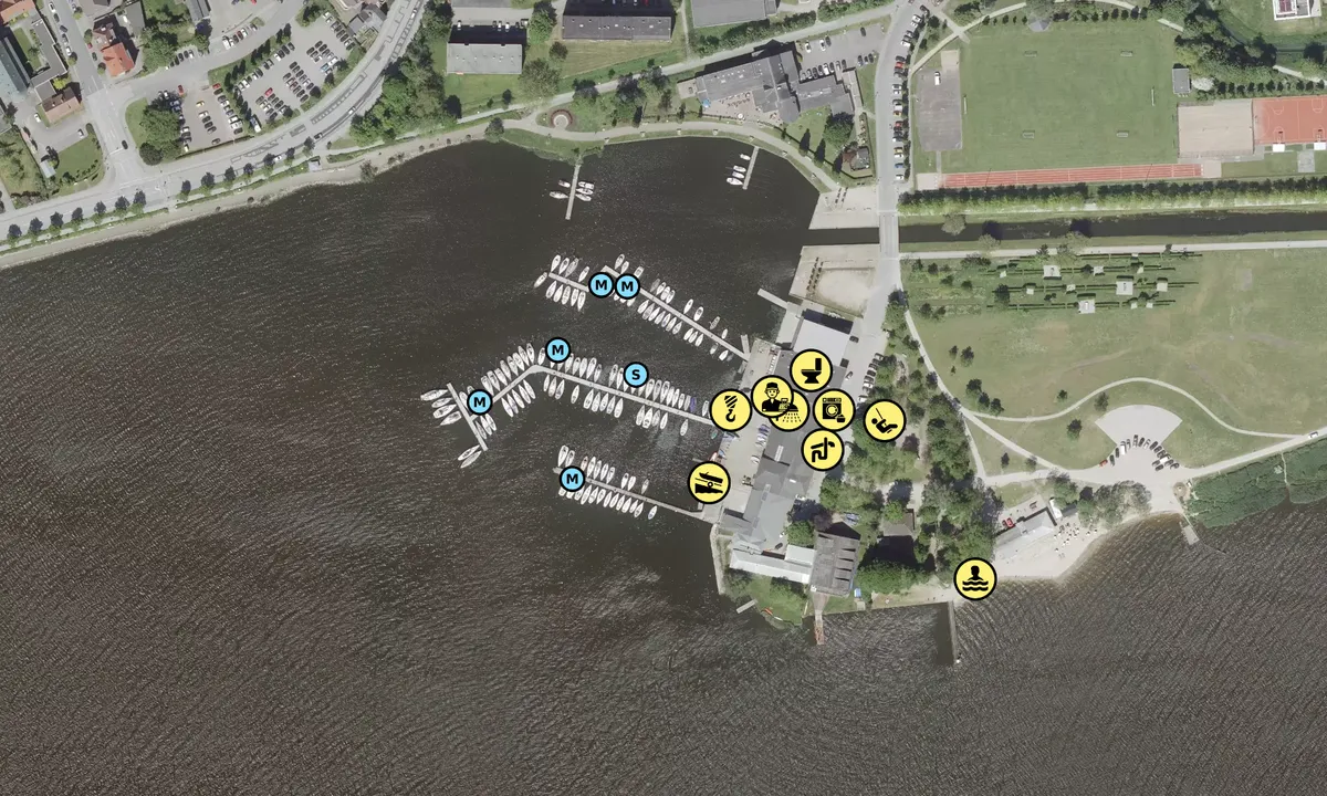 Satelite image of Yachthafen SSC und SC Ahoi