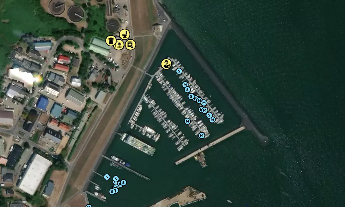 Satelite image of Yachthafen Wyk