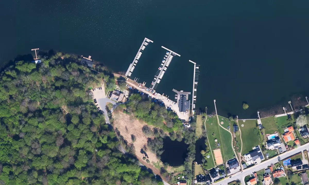 Satelite image of Yachtklubben Furesøen