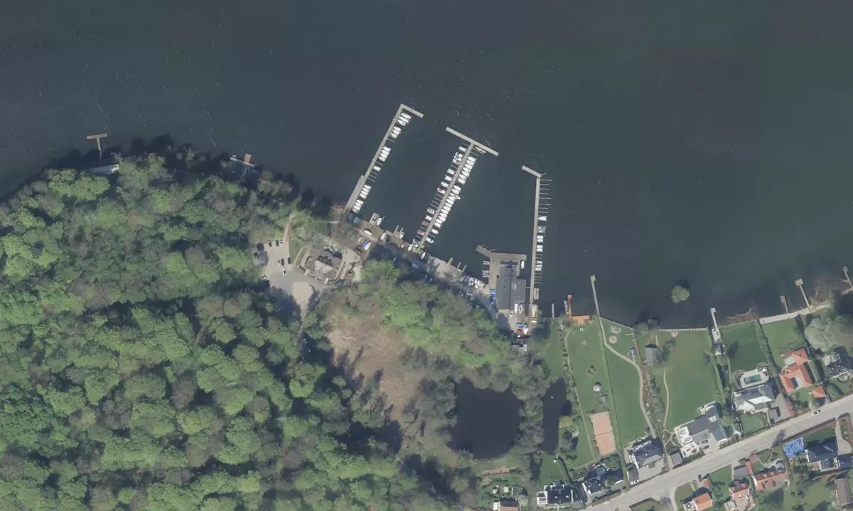 Satelite image of Yachtklubben Furesøen