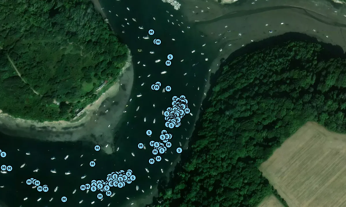 Satelite image of Yealm Visitors Pontoon