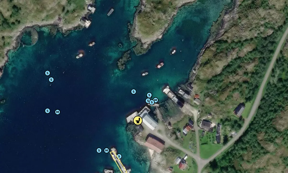 Satelite image of Ylvingen - Himmelblå Brygge