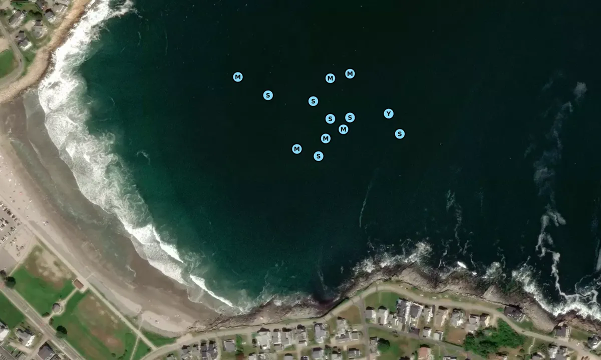 Satelite image of York Beach