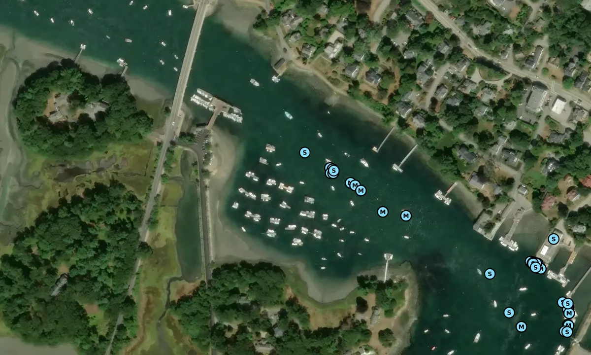 Satelite image of York Harbor