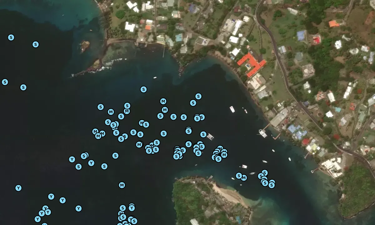 Satelite image of Young Island