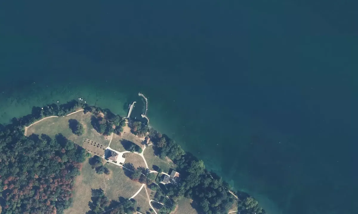 Satelite image of Yvoire