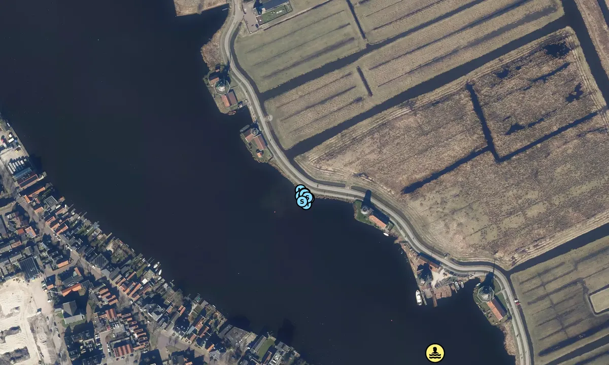 Satelite image of Zaanse Shans