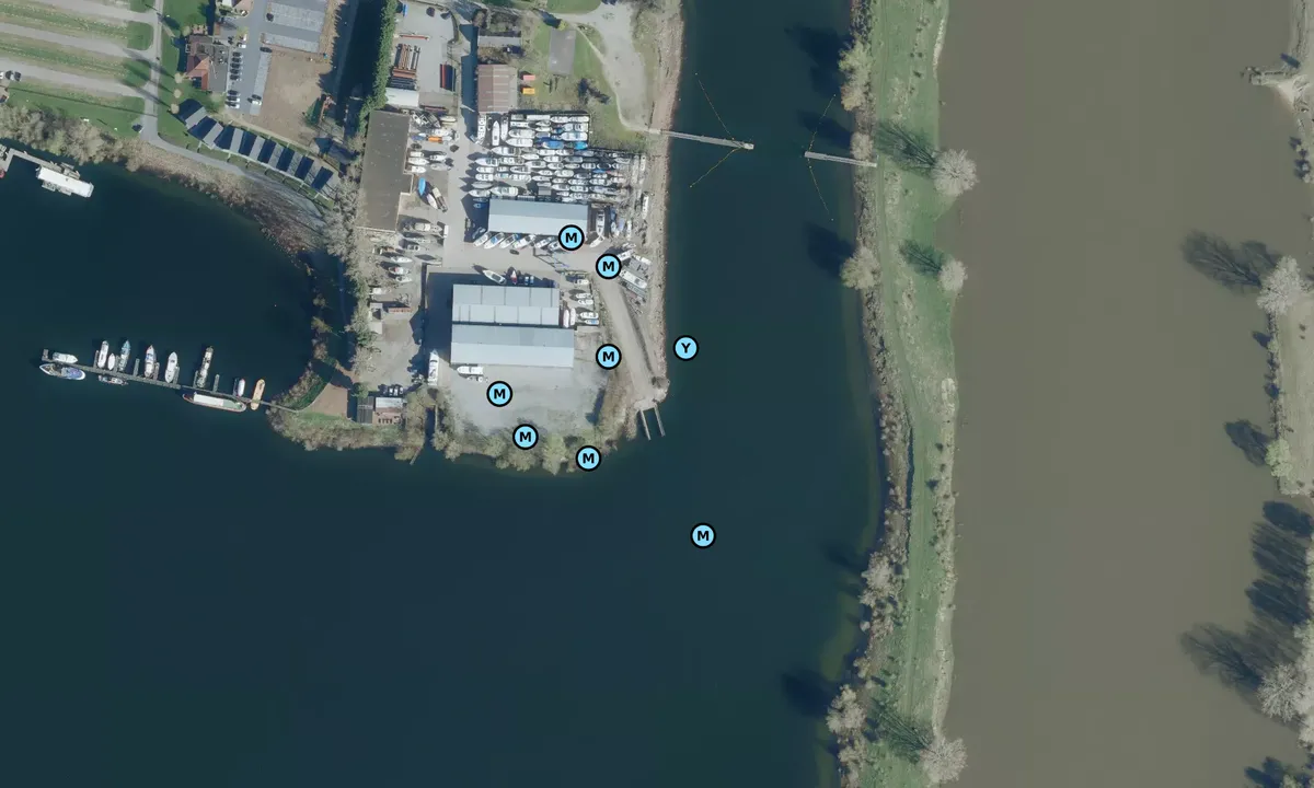 Satelite image of Zandmeren Watersport