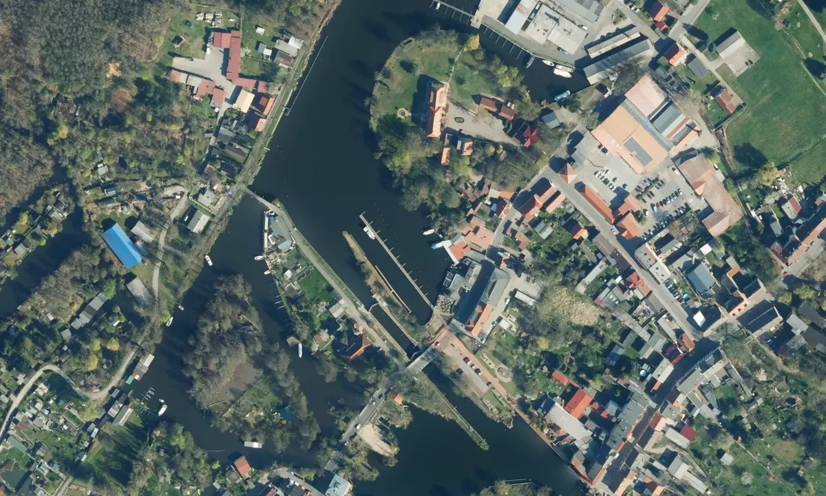 Satelite image of Zehdenick Stadthafen