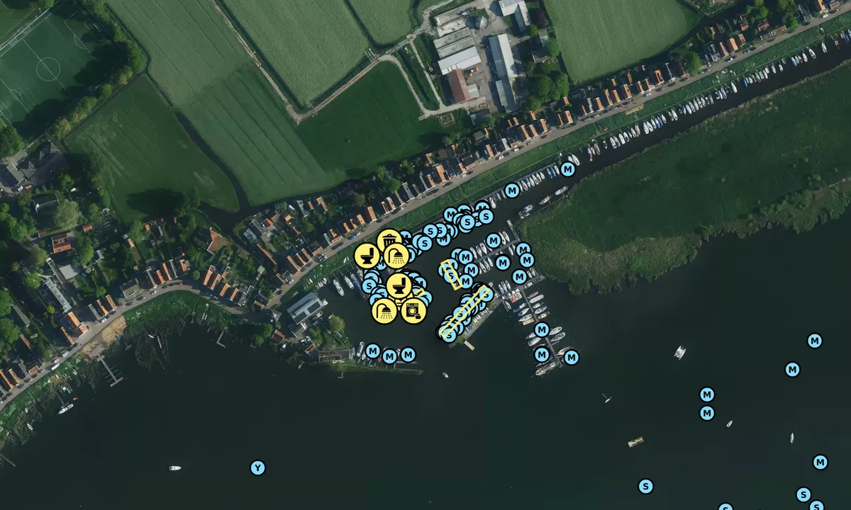 Satelite image of Zeilvereniging Het Y, Durgerdam