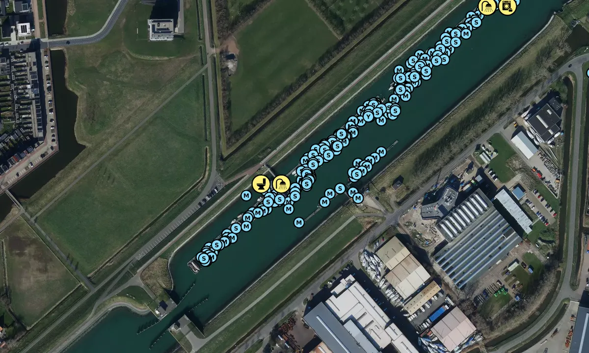 Satelite image of Zierikzee gemeentehaven