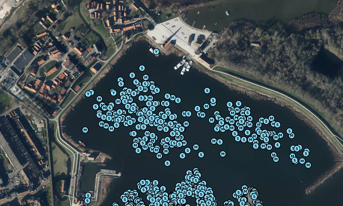 Satelite image of Zuiderzee Anchorage